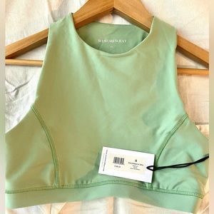 We Wore What Racerback Bra in Fair Green Size S